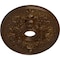Ekena Millwork Alexa Medallion (Canopies up to 5 5/8"), 30 3/4"W x 21 1/4"H x 3 7/8"ID x 1 5/8"P, Root Beer Crackle CM21X30ALRBC - alternate 5